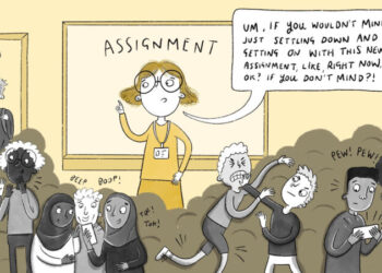 Advice Column illo