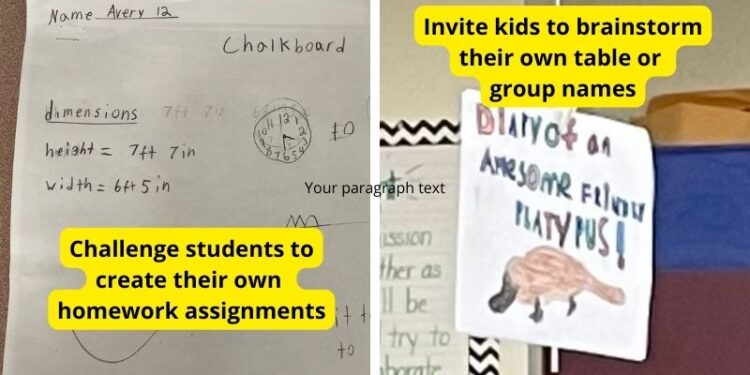 Give students more control
