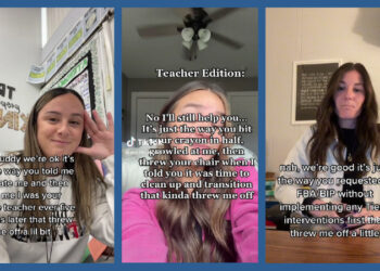 Its Just The Way You Threw Me Off TikTok Trend Teacher Moments