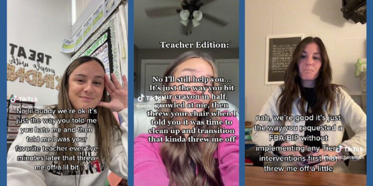 Its Just The Way You Threw Me Off TikTok Trend Teacher Moments