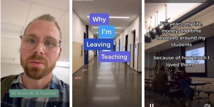 TikTok Teachers Quitting