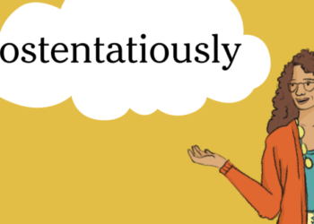 WOTD ostentatiously facebookJumbo