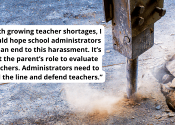 What Teachers Are Saying About Jackhammer Parents