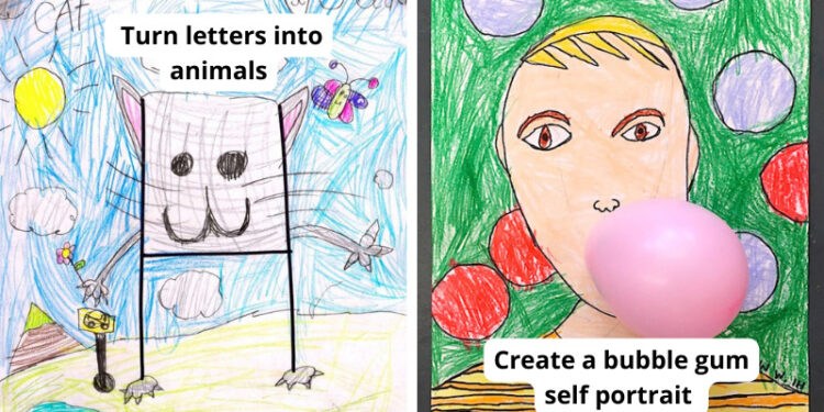 first grade art projects - Planeticnet | Education