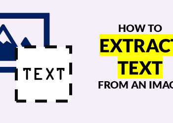 how to extract text image