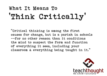 think critically means c