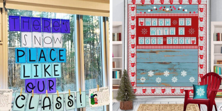 winter bulletin boards